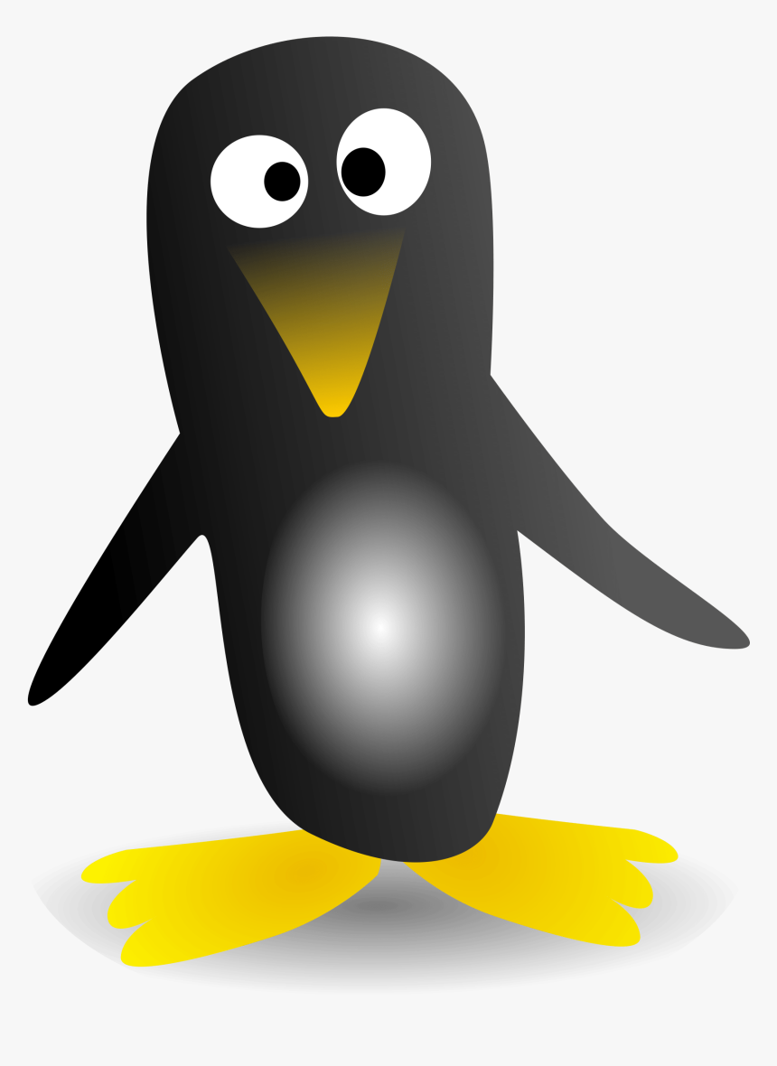 This Free Clipart Png Design Of Penguin Clipart - Transparent Penguin Cartoon Background, Png Download, Free Download