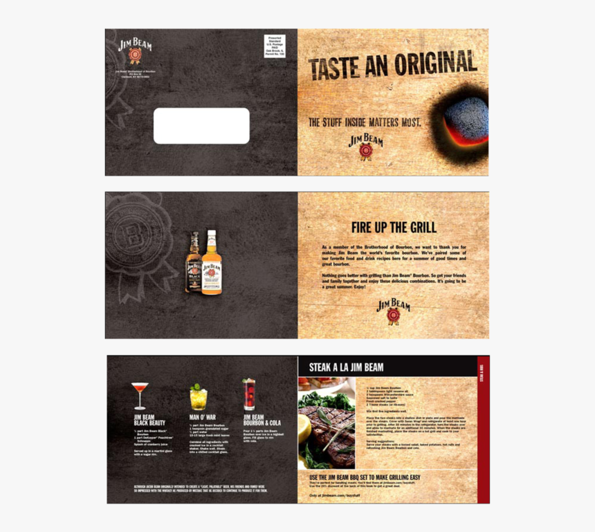 Jim Beam Recipe Book - Flyer, HD Png Download, Free Download