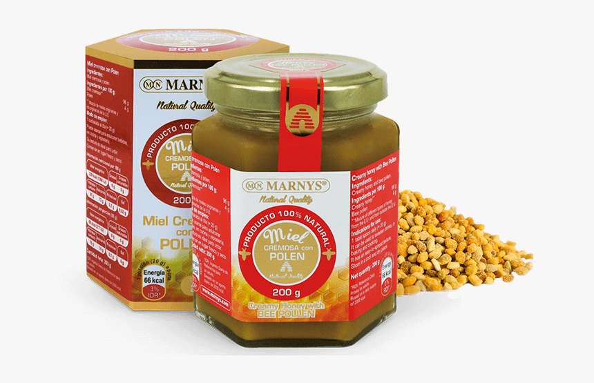 Creamy Honey With Bee Pollen , Png Download - Chutney, Transparent Png, Free Download