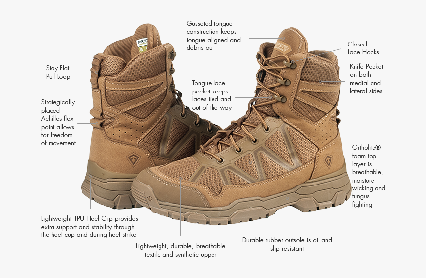 First Tactical Men's 7 Operator Boots, HD Png Download, Free Download