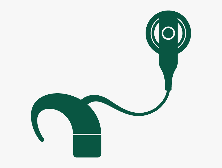 Transparent Ear Icon Png - Draw A Cochlear Implant, Png Download, Free Download