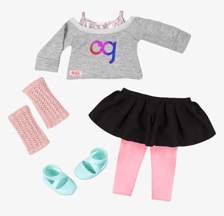 Warm Up Your Step Ballet Practice Outfit - Our Generation Dance Outfit, HD Png Download, Free Download
