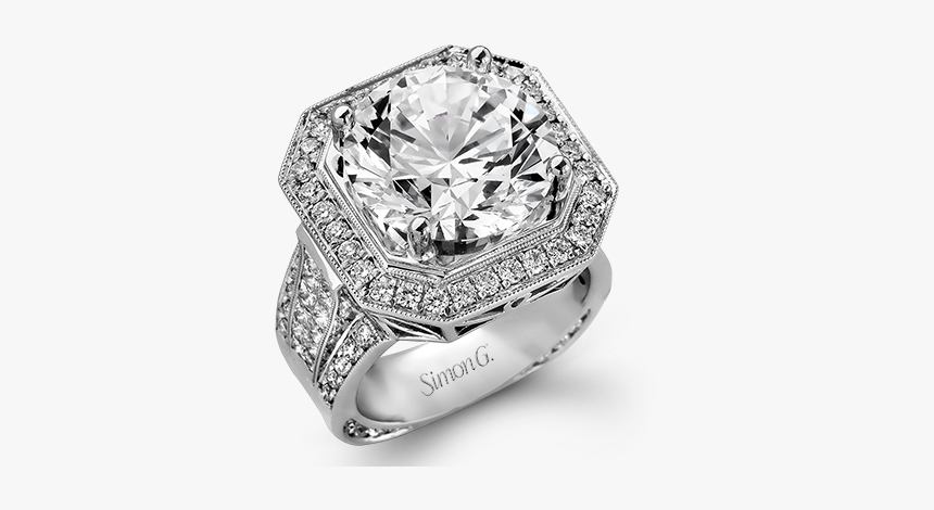 18k White Gold Engagement Ring Tipton"s Fine Jewelry - Engagement Ring, HD Png Download, Free Download