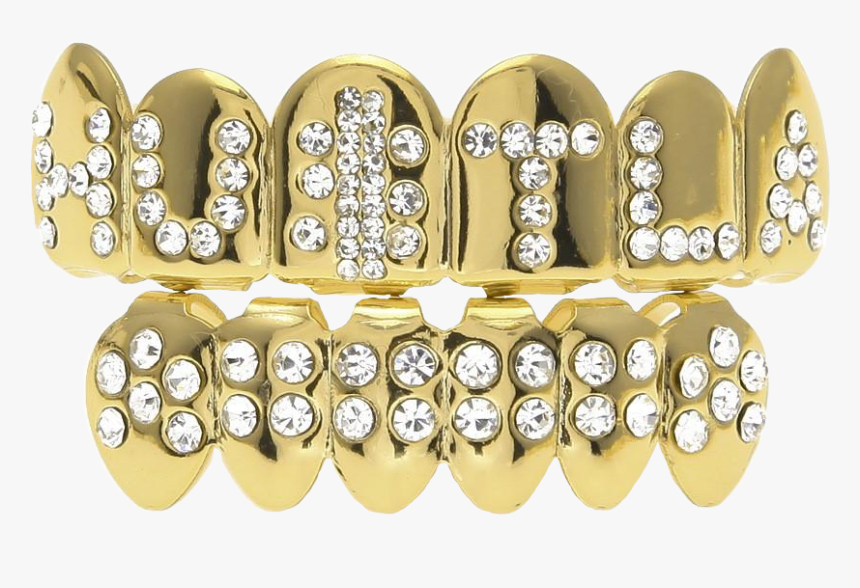 #diamond #gold #grill
 #freetoedit - Grillz Letter, HD Png Download, Free Download