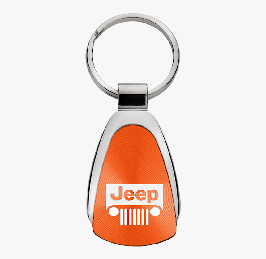Au-tomotive Gold Jeep Grill Orange Teardrop Key Fob - Toyota Keychain, HD Png Download, Free Download