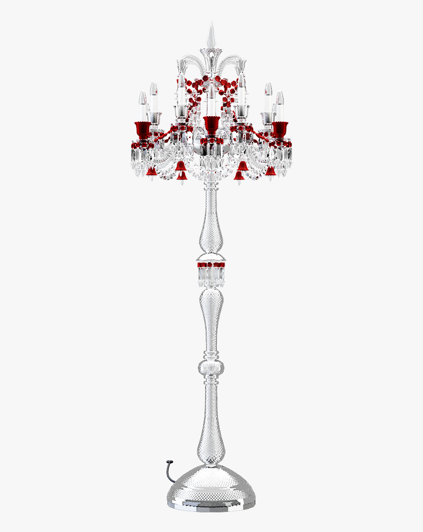 Zenith Clear And Red 12l Floor Candelabra3d View"
 - Transparent Candelabra, HD Png Download, Free Download
