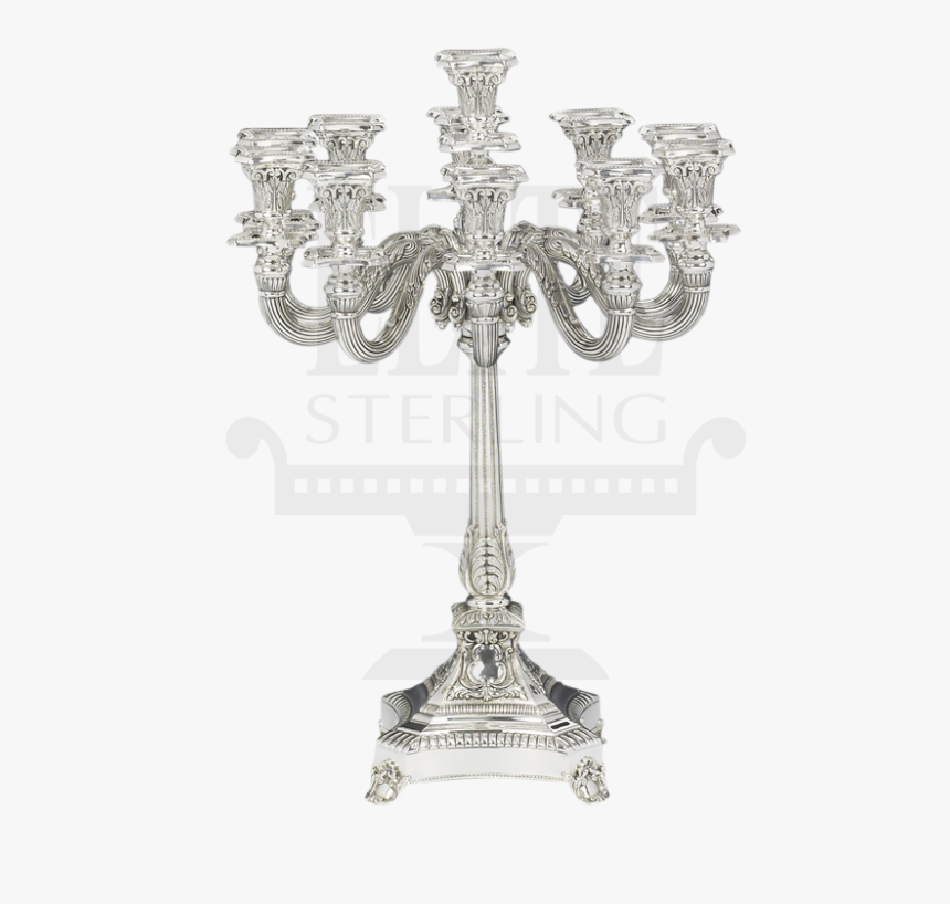 Close Quatro Silver Candelabra 11 Light - Antique, HD Png Download, Free Download