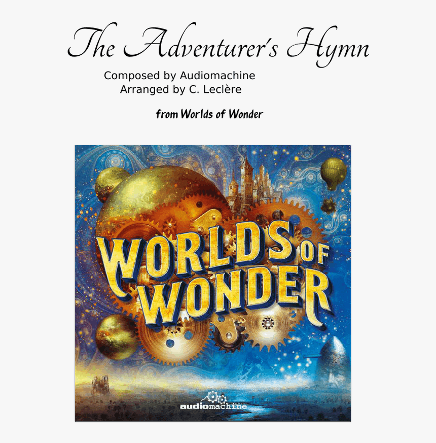 The Adventurer S Hymn For Concert Band - Creations, HD Png Download, Free Download