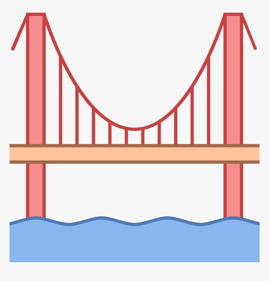 25 De Abril Bridge Icon , Png Download - Ponte 25 De Abril Vector, Transparent Png, Free Download