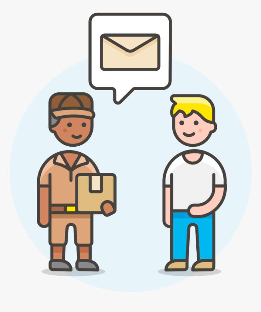 Postman Receive Letter Icon - Receive A Letter, HD Png Download, Free Download