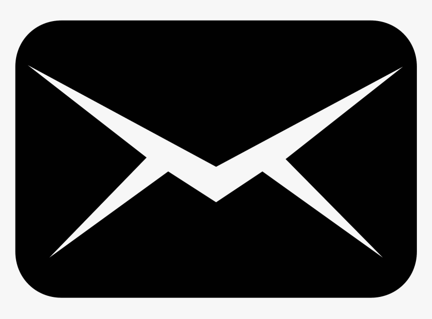 Envelope Free Download And - Message Icon Black Png, Transparent Png, Free Download
