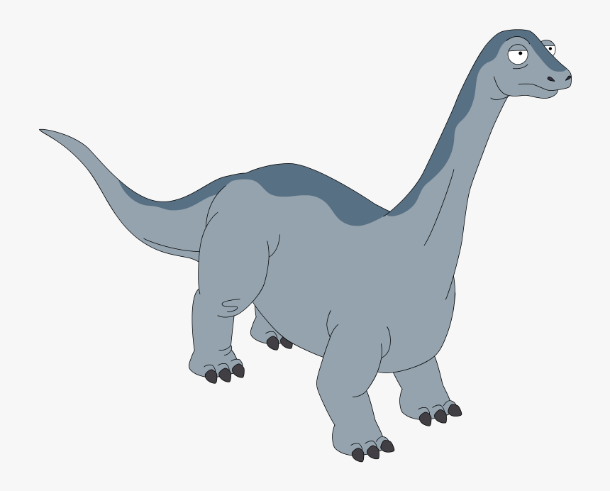 Dinosaur,cartoon,animal Figure,line Art,terrestrial - Family Guy Peter Prehistoric Park, HD Png Download, Free Download