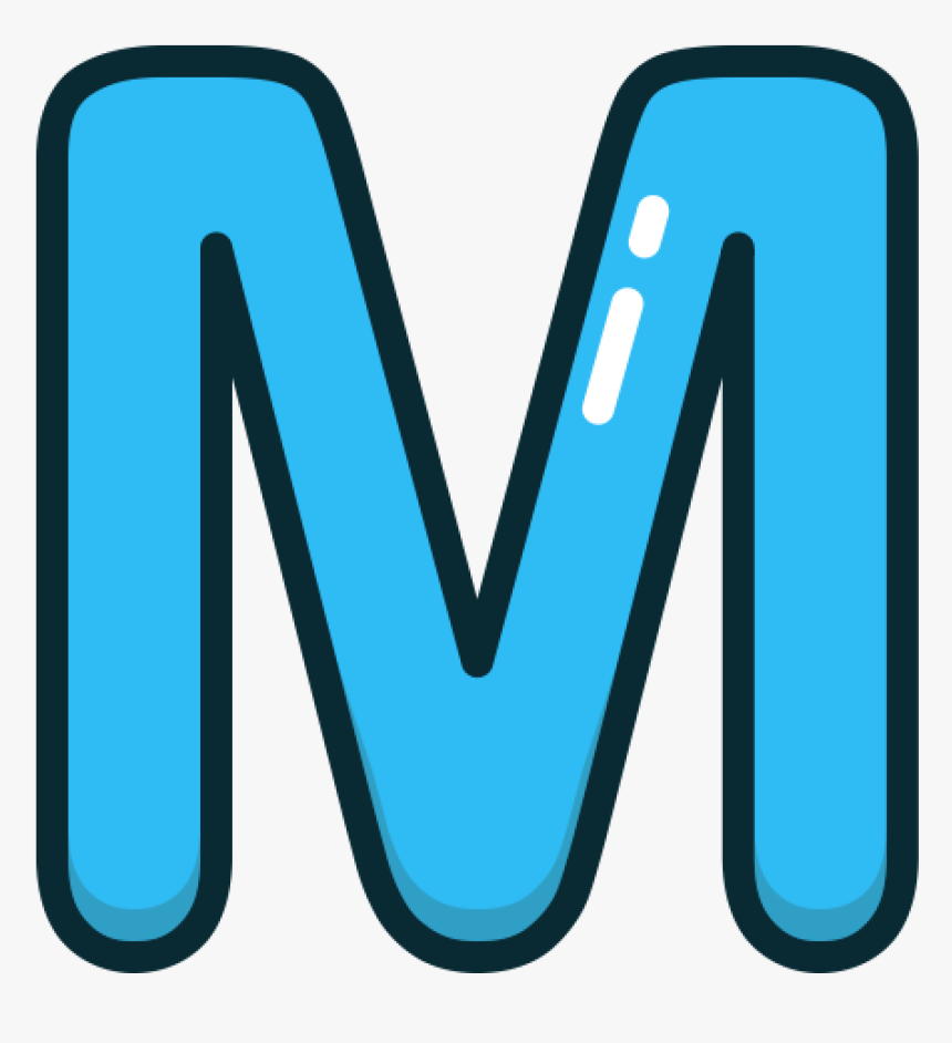 Free Download Blue Alphabet - Letter M Clipart Transparent, HD Png Download, Free Download