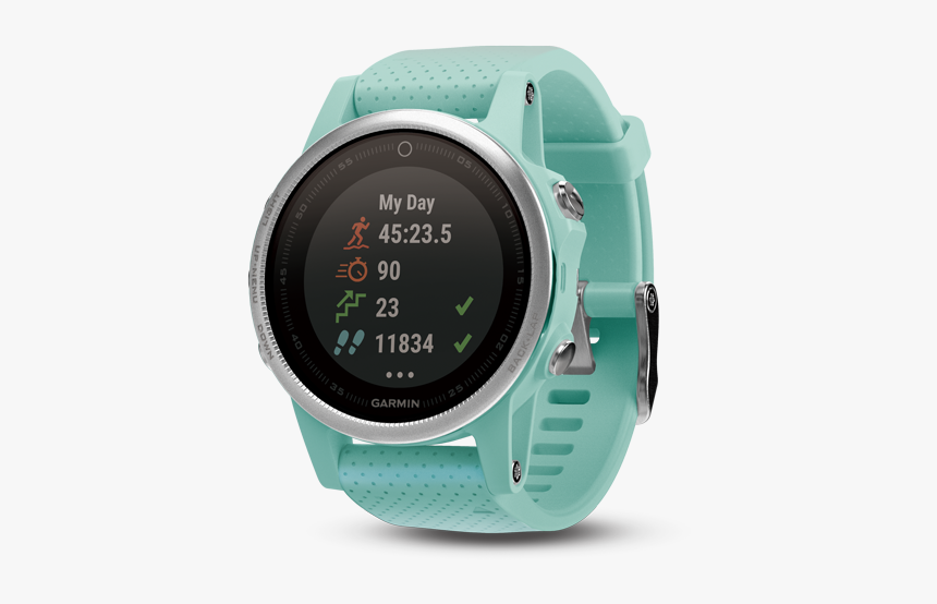 Garmin Fenix 5s Blue, HD Png Download, Free Download