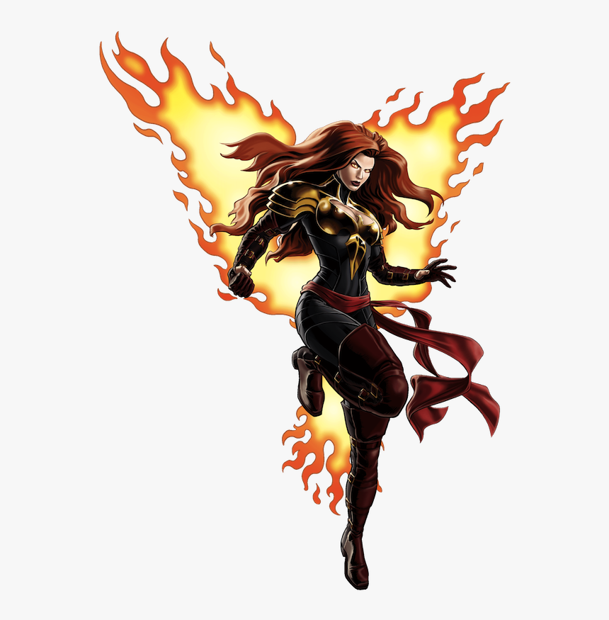 Phoenix Logo Marvel Png - Marvel Avengers Alliance Dark Phoenix, Transparent Png, Free Download