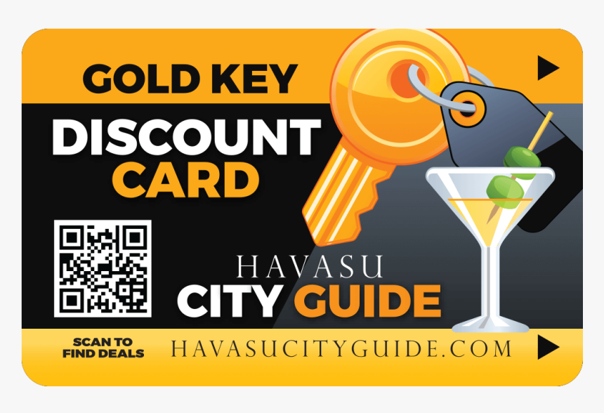 Havasu Gold Key Discount Card - Discount Card, HD Png Download, Free Download