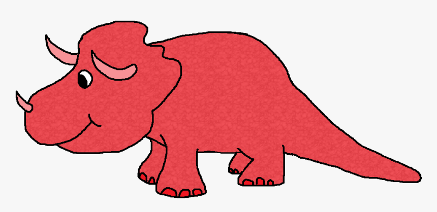 Footprints Clipart Triceratop - Transparent Background Dinosaur Clipart, HD Png Download, Free Download