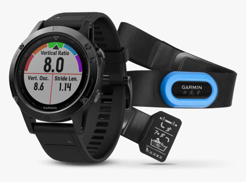 Garmin Fenix 5 Sapphire Bundle, Black W/ Black Band"
 - Garmin Fenix 5 Sapphire Performer Bundle, HD Png Download, Free Download