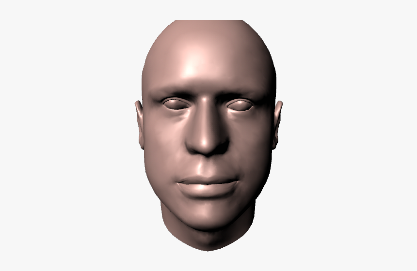 Male Head - 3d Head Model Png, Transparent Png, Free Download