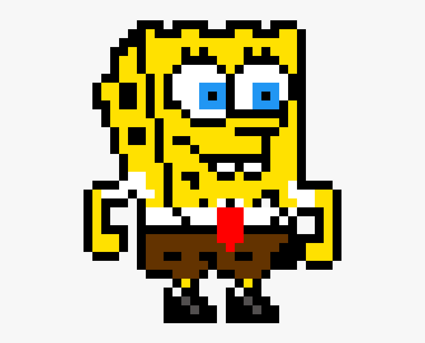 Spongebob Pixel Art , Png Download - Spongebob Pixel Art, Transparent Png, Free Download