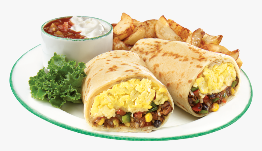 Cora Breakfast & Lunch Image - Crepe Burrito, HD Png Download, Free Download