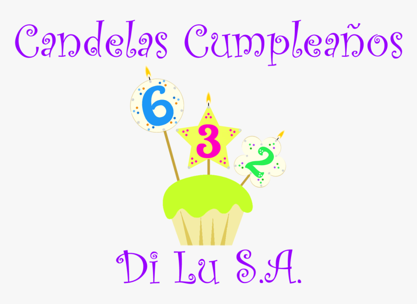 Candelascumpleanosdilu - Cupcake, HD Png Download, Free Download