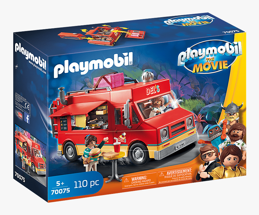 Del"s Food Truck - Playmobil The Movie Dels Food Truck, HD Png Download, Free Download