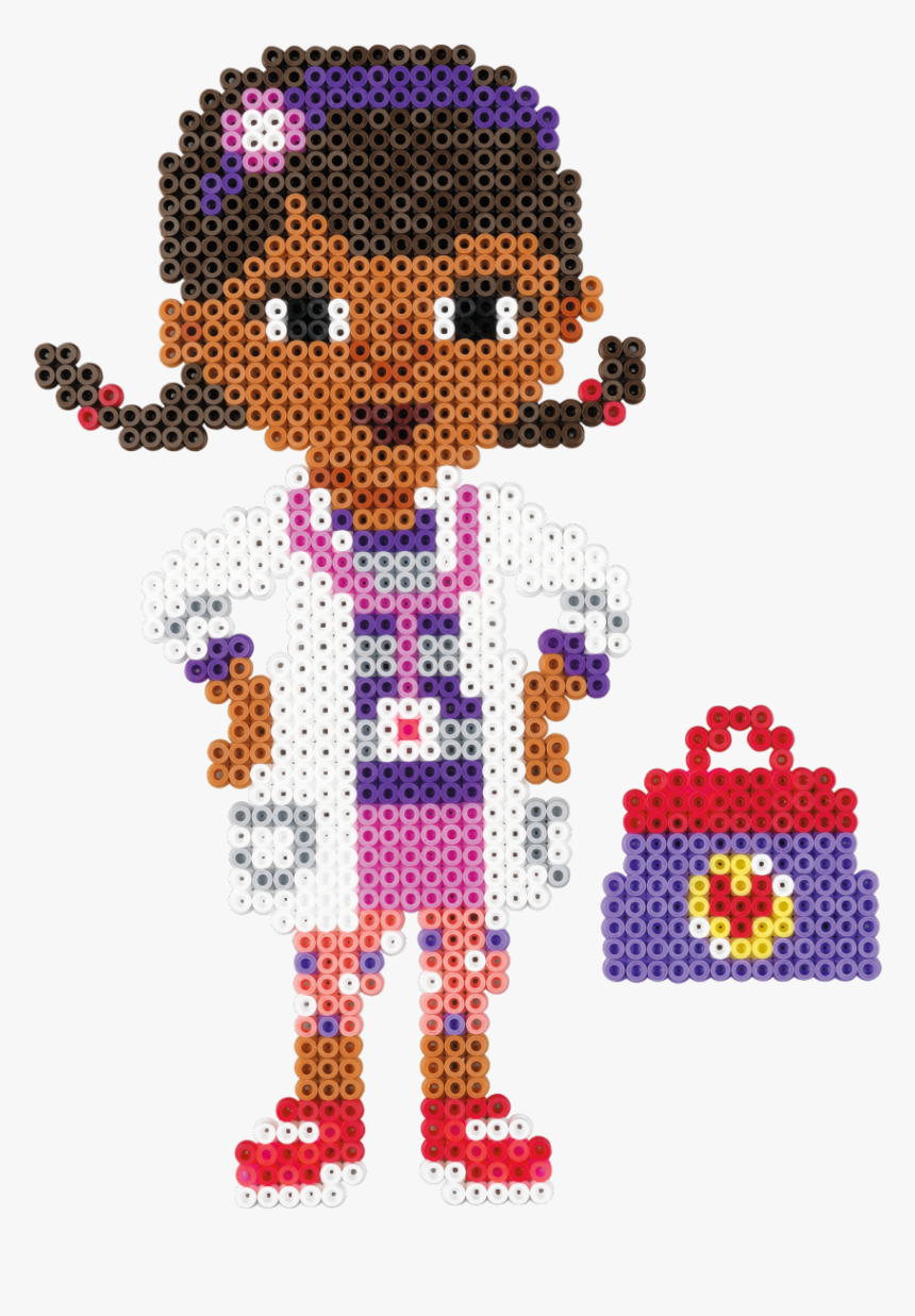 Hama Beads - Midi - Giftbox - Doc Mcstuffins - Doc - Doc Miss Mcstuffins Melting Beads, HD Png Download, Free Download