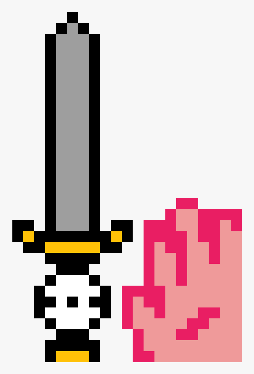 You Achived The Blank Face Sword - Deltarune Ralsei Pixel Art, HD Png Download, Free Download