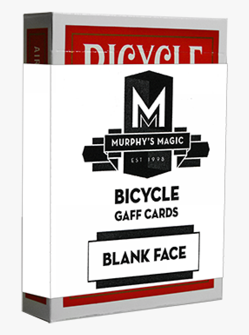 Tricks Blank Face Red Back Bicycle Cards Magic - Bicycle Playing Cards, HD Png Download, Free Download
