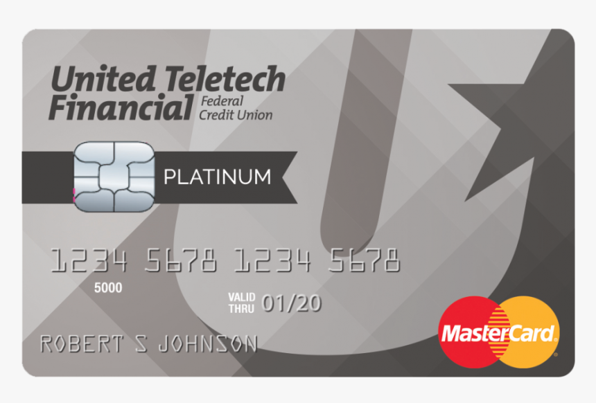 United Teletech Financial Platinum Credit Card - United Teletech, HD Png Download, Free Download