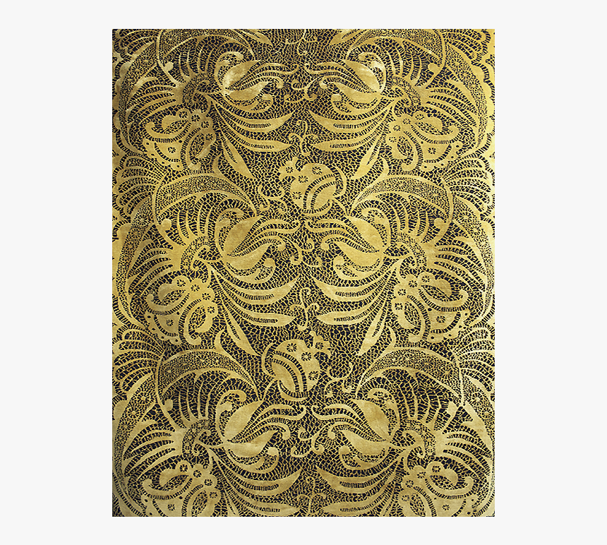 Rc D Hand Knotted Tibetan Rug Lace Black Gold 1, HD Png Download, Free Download