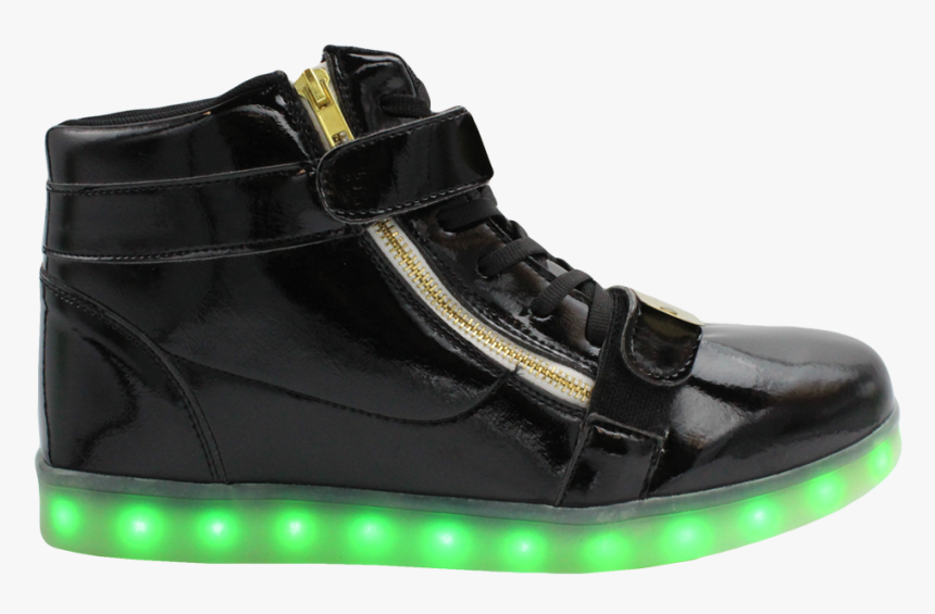 Galaxy Led Shoes Light Up Usb Charging High Top Plated - Sneakers, HD Png Download, Free Download