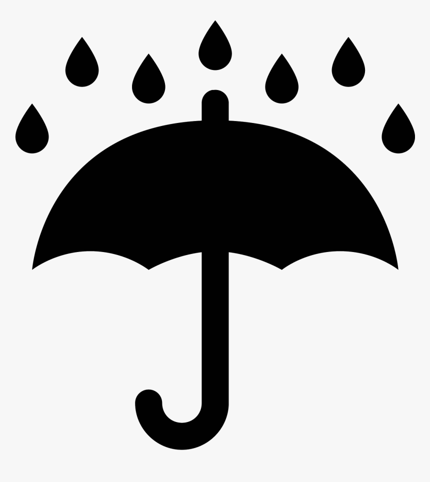 Keep Dry Icon - Umbrella Rain Symbol, HD Png Download, Free Download