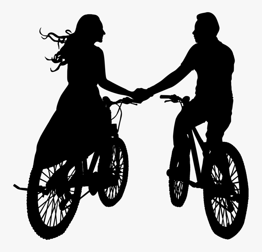 Bike Silhouette Png, Transparent Png, Free Download