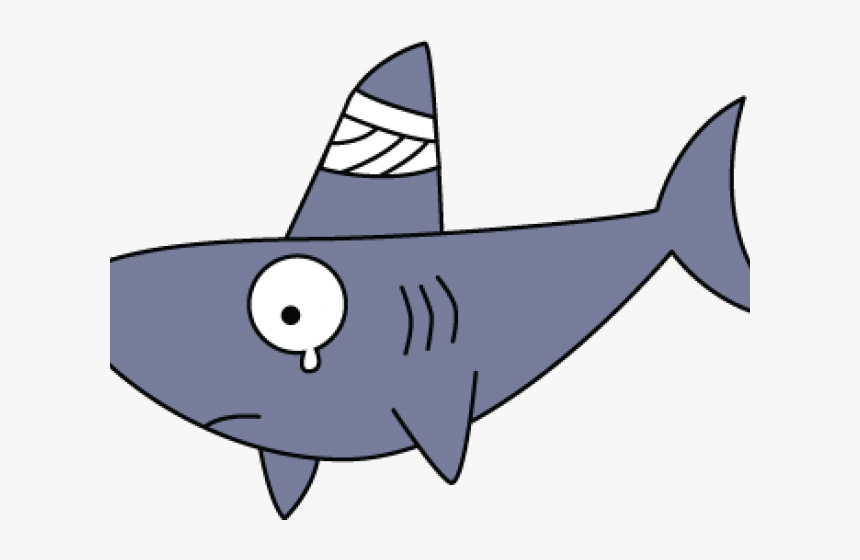 Sad Clipart Shark - Sad Shark Clipart Transparent Png, Png Download, Free Download