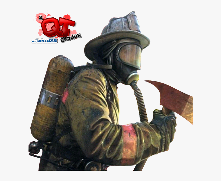 Cool Firefighter Drawing, HD Png Download, Free Download