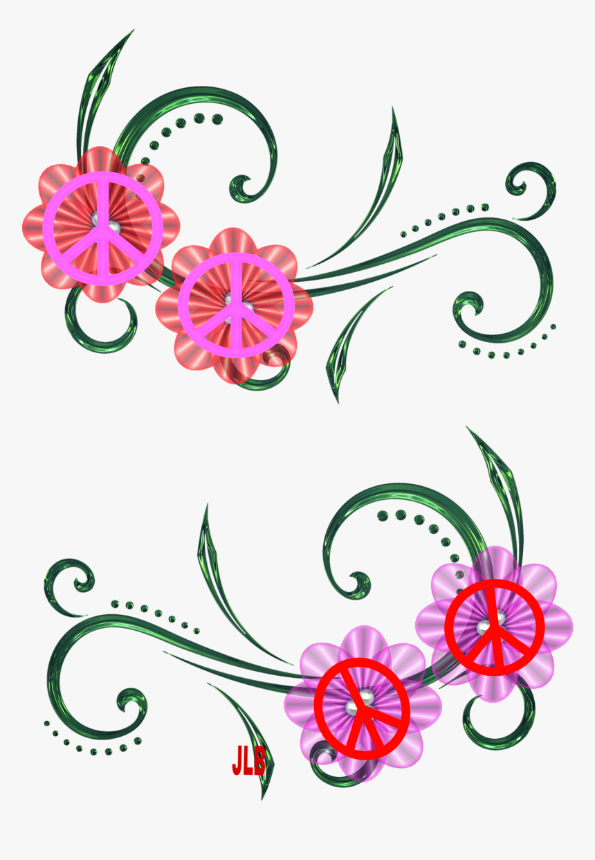 Flower And Swirl Designs Clipart , Png Download - Design Draw In Scrap Book, Transparent Png, Free Download