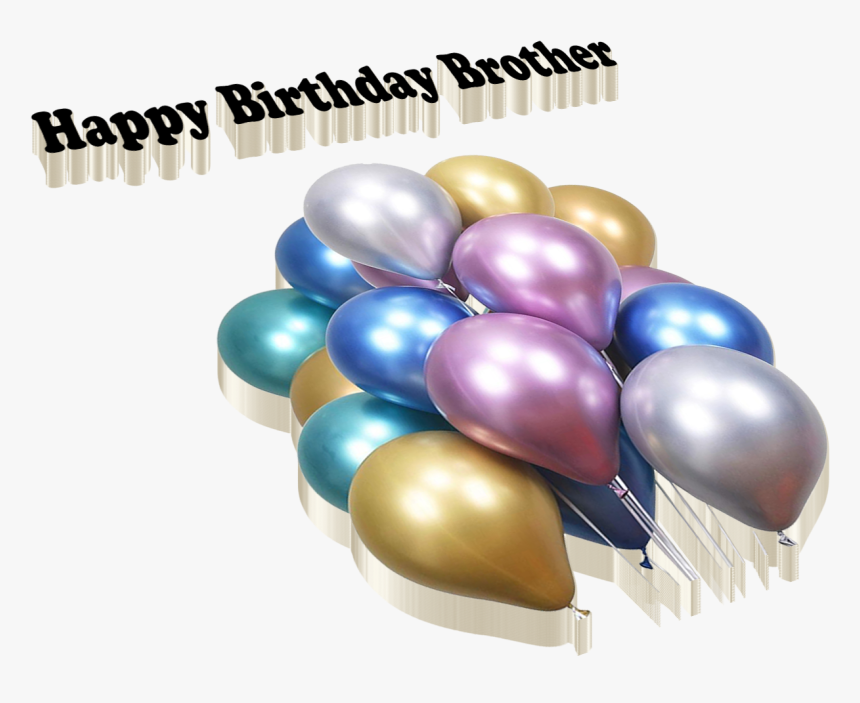 Happy Birthday Brother Png Free Download - Graphic Design, Transparent Png, Free Download