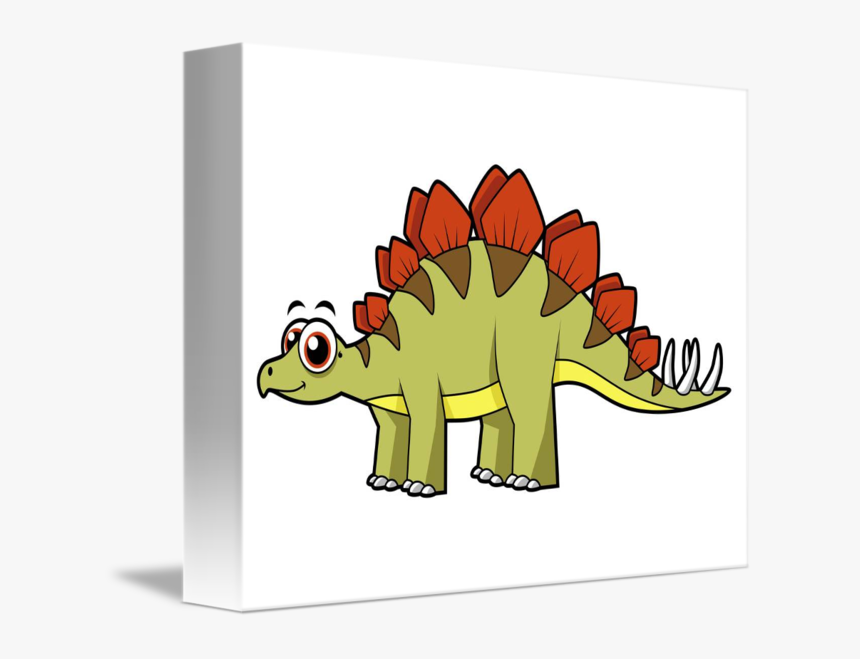 Stegosaurus Vector Cute - Cartoon, HD Png Download, Free Download