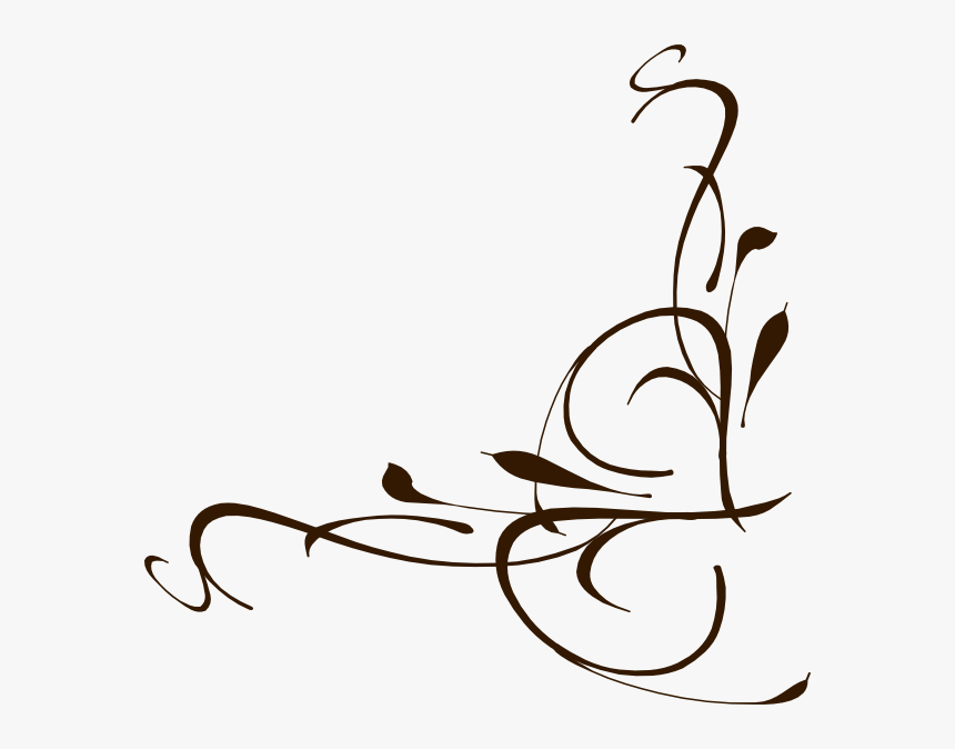 Floral Swirl Svg Clip Arts Transparent Swirl Design Png Png Download Kindpng