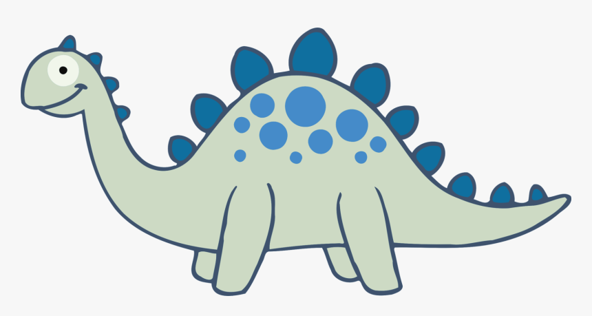 Stegosaurus Vector Cute - Cute Dinosaur Stegosaurus Clipart, HD Png Download, Free Download