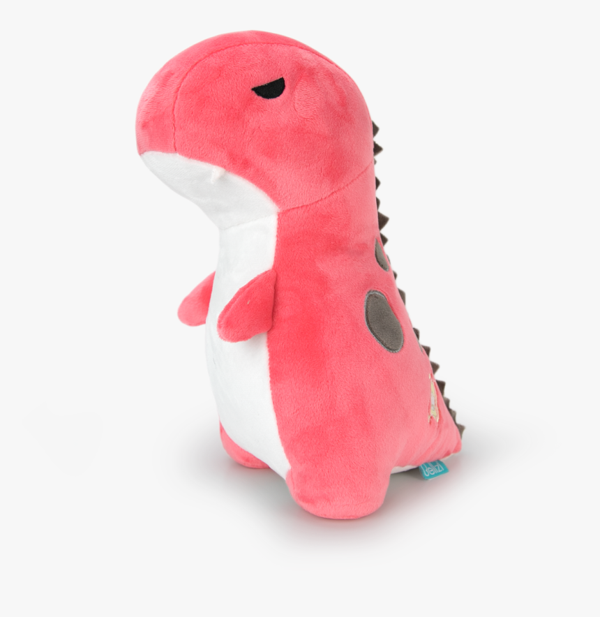 red dino plush