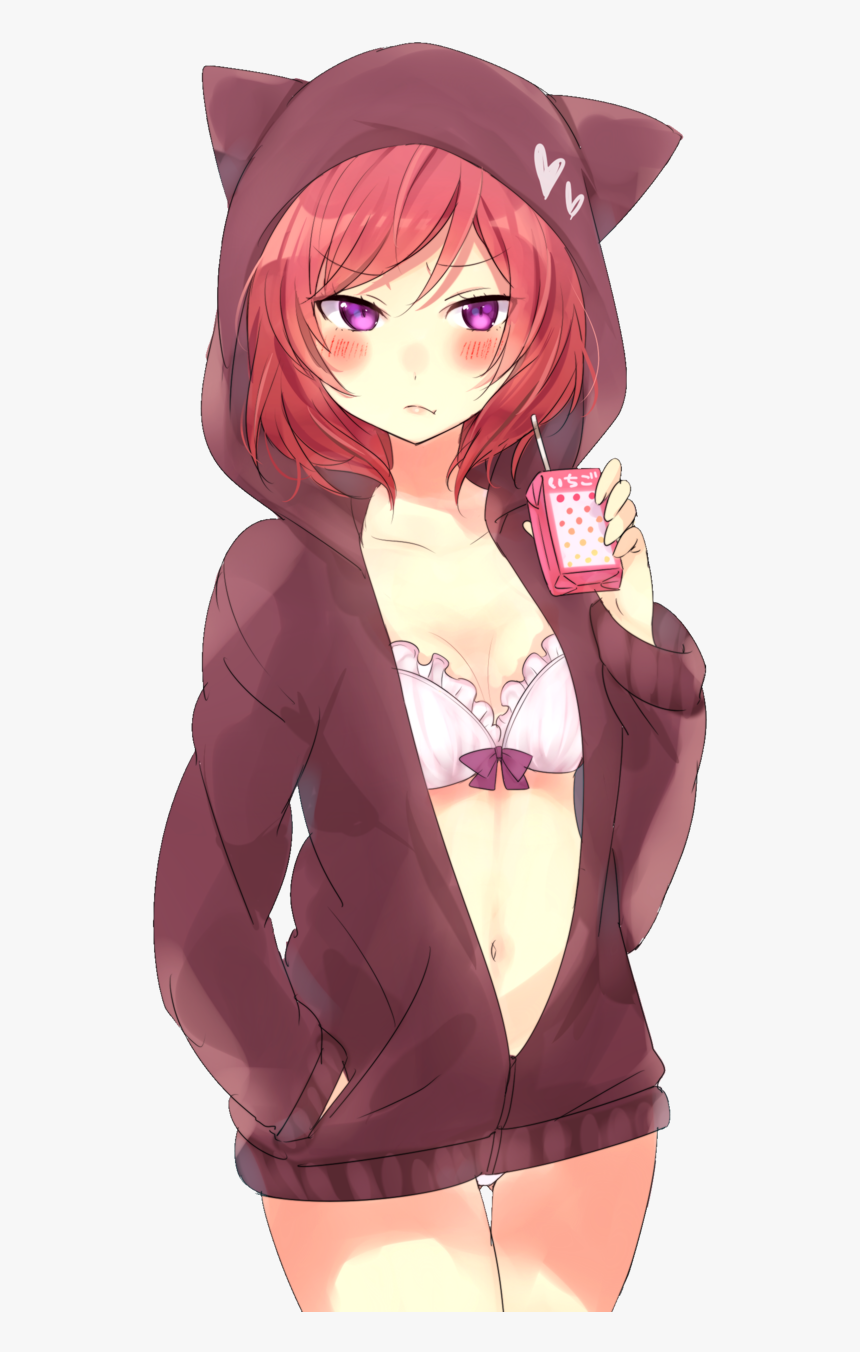 Anime, Anime Girl, And Render Image - Maki Nishikino Ecchi, HD Png Download, Free Download