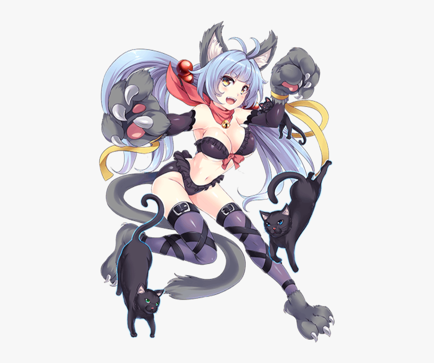 Anime Cat Girl Warrior, HD Png Download, Free Download