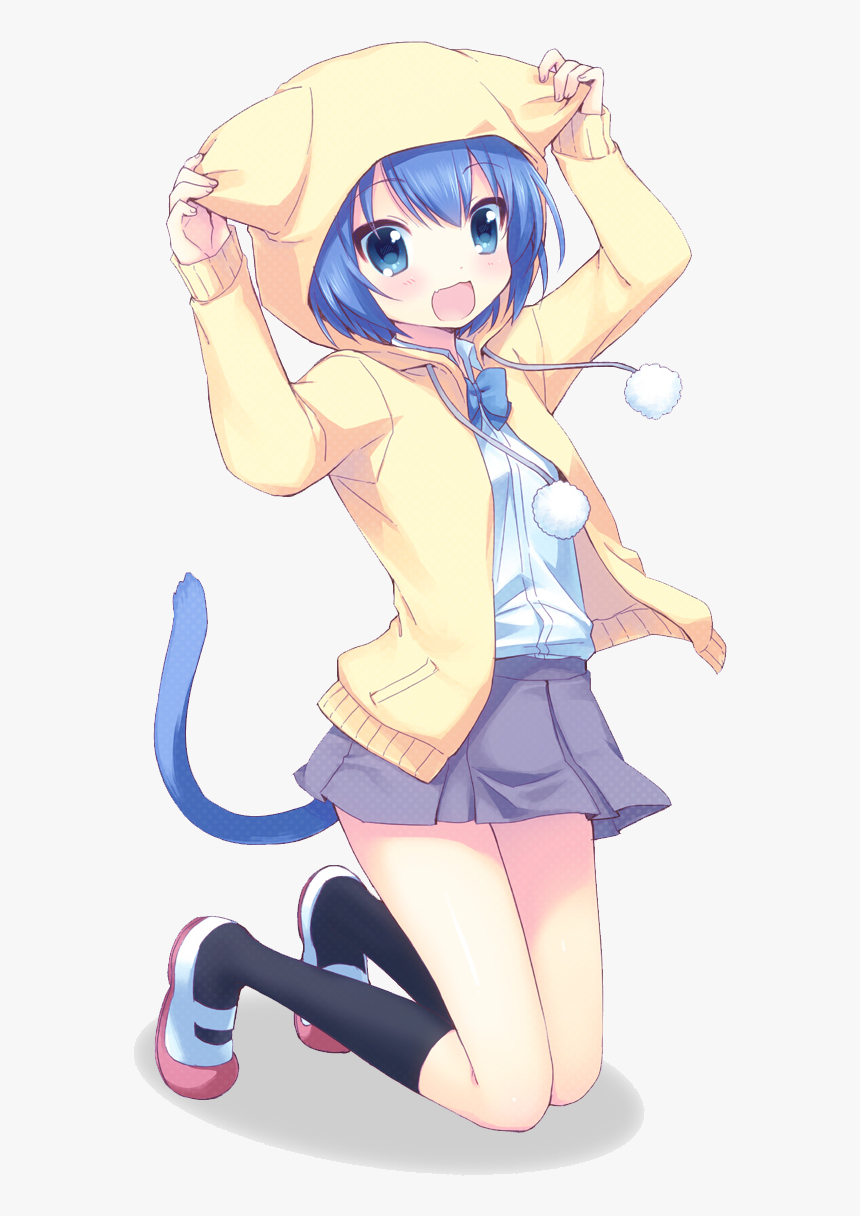 neko girl hoodie