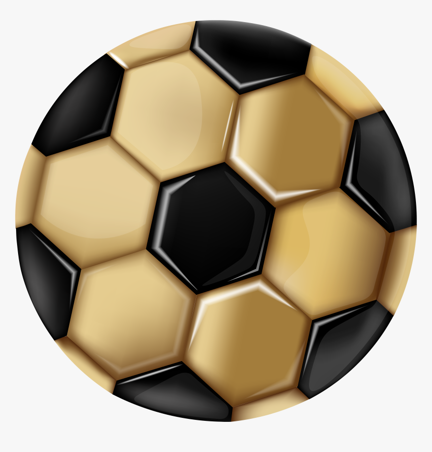 Soccer Ball Gold Transparent - Gold Soccer Ball Png, Png Download, Free Download