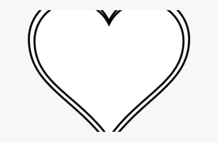 Curly Clipart Heart Outline - Heart, HD Png Download, Free Download