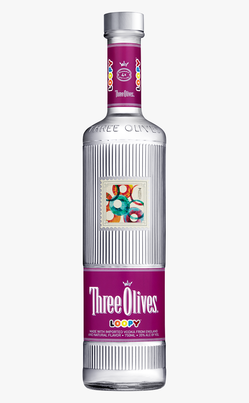 Three Olives Loopy Vodka, HD Png Download, Free Download