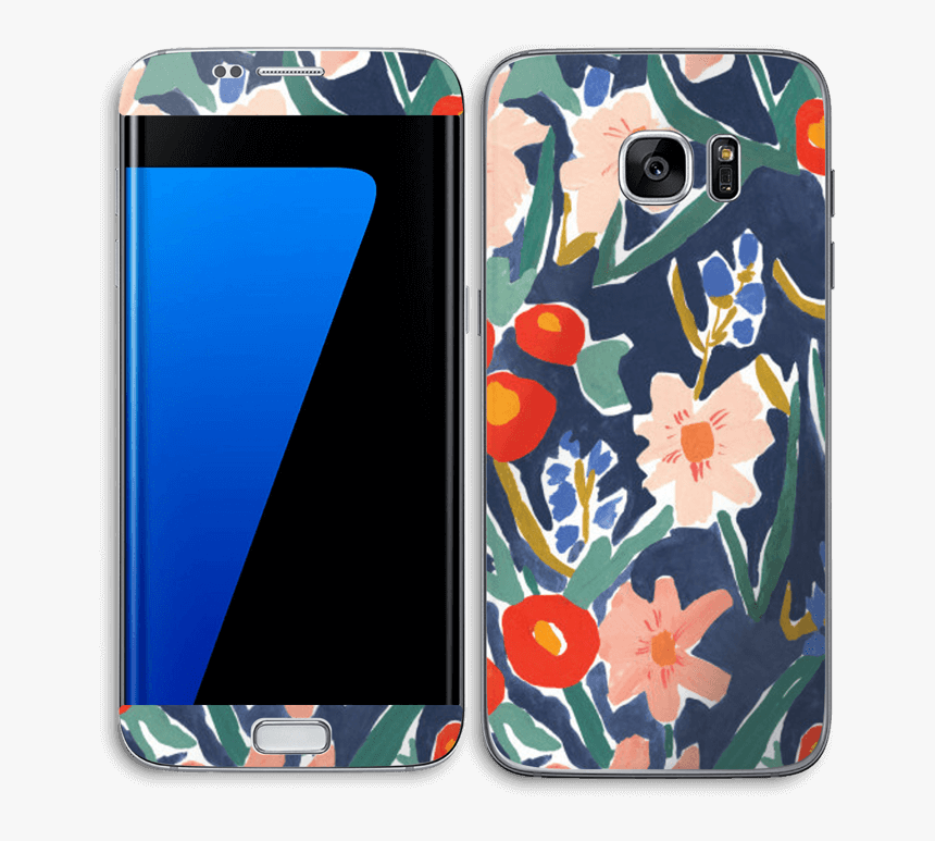 Flower Field Skin Galaxy S7 Edge - Smartphone, HD Png Download, Free Download